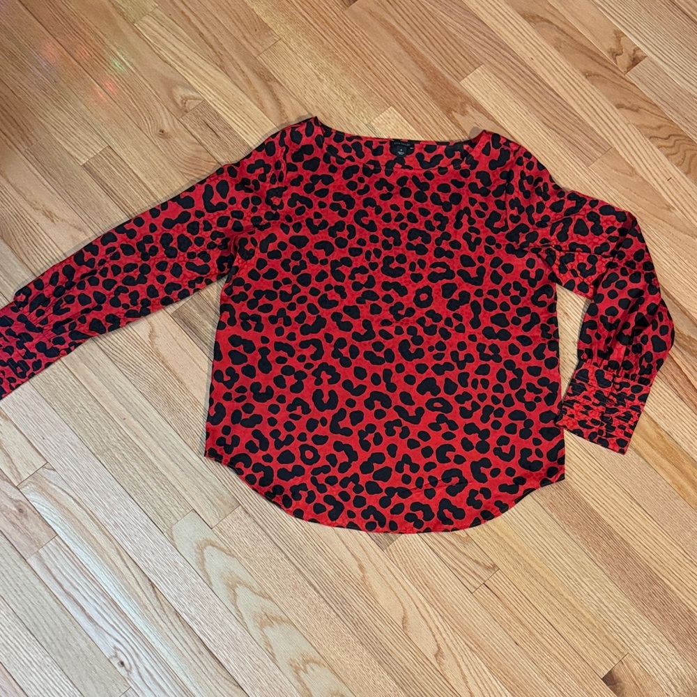 Ann Taylor leopard print top